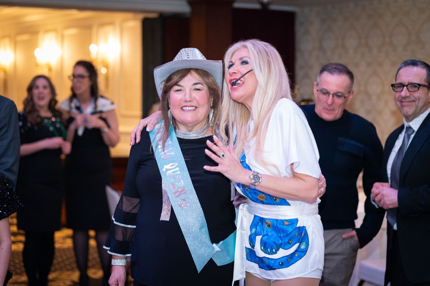 The Mamma Mia's performing live